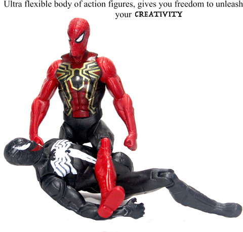 WOW toys Urban Legend Series || Spider Man and Venom Action Figure