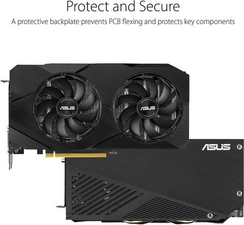 ASUS DUAL-RTX2060-O6G-EVO GDDR6 6 GB NVIDIA Chipset 64 bit 1200