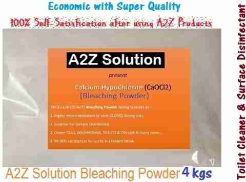A2Z Solution Bleaching Powder 1500gms for Surface Disinfectant ...