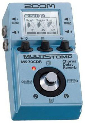 ZOOM MS-70CDR / EG MultiStomp Chorus/Delay/Reverb Guitar Pedal