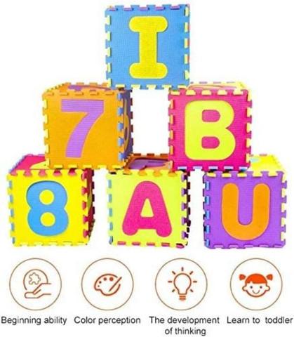 Stepgard ABCD Matt Puzzle Learning Toys Alphabets & Numeric Price in ...