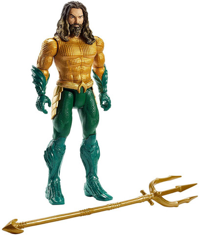 Quasar Super Hero Legends Aquaman Action Figure Toy with Sound and