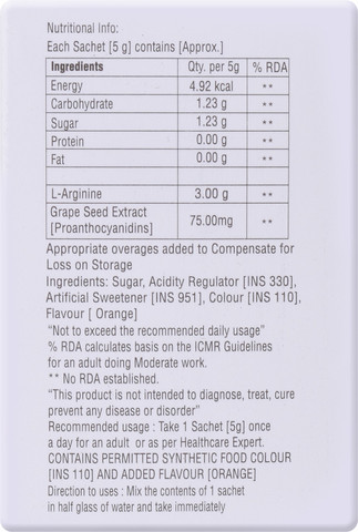 NUTRIGROW L-ARGININE Price in India