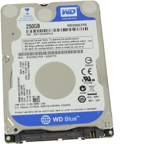 WD scorpio 250 GB Laptop Blue SATA Internal Hard Disk Drive (HDD
