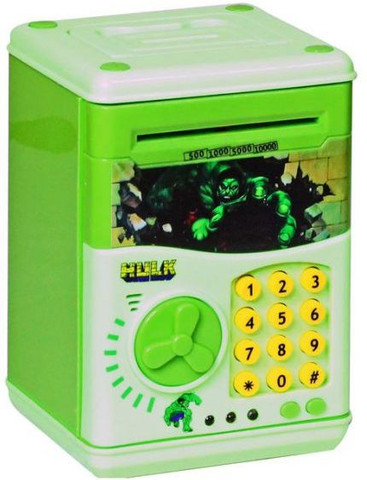 ZUMMY Hulk Money Safe Bank ATM Electronic Piggy Bank with