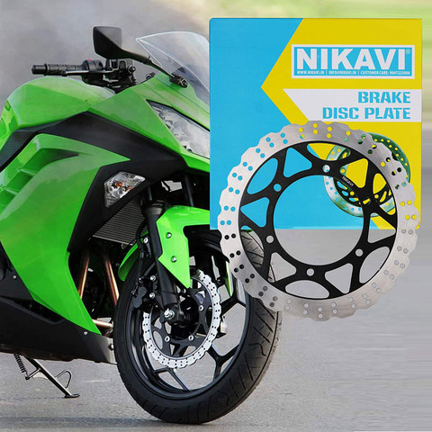 nikavi Front Brake Disc Plate Compatible for Kawasaki Ninja (Front