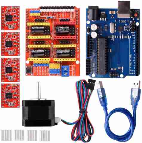 IDUINO Arduino CNC Shield Contoller Kits for 3D Printer,CNC Shield V3.0 ...