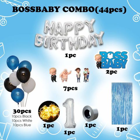 Party Propz Boss Baby Birthday Decoration - 1st Birthday Decorations ...