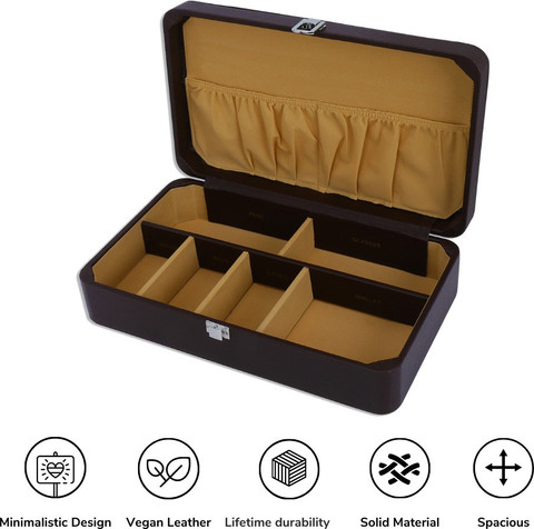 RICH INDIAS Vegan Leather Organizer Box for Men's | Pocket Changer