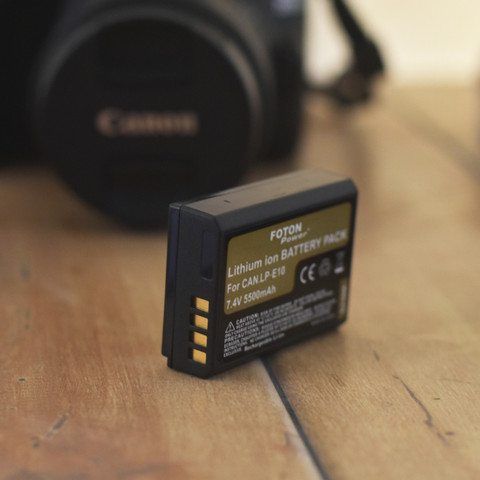 DSTE 2x LP-E10 Akku Für Canon EOS 1100D, 1200D, Rebel T3/T5 – 2100 MAh, Voll Kompatibel