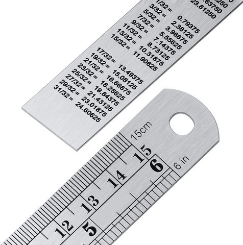 Flipkart.com | IKIS Stainless Steel Ruler 300mm | Permanent Etched ...