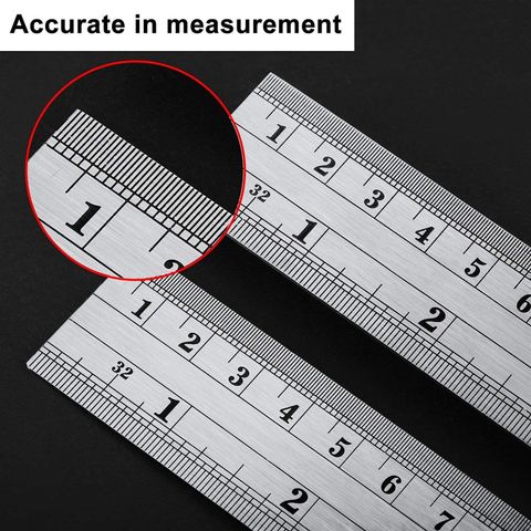 Flipkart.com | IKIS Stainless Steel Ruler 300mm | Permanent Etched ...