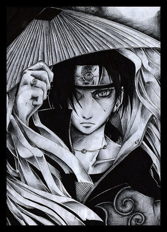 naruto akatsuki drawing