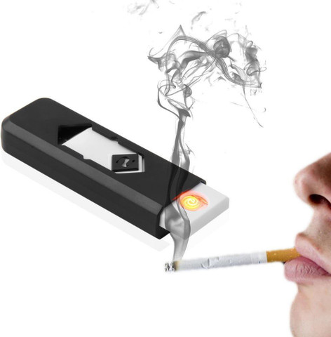 VibeX ™ Rechargeable Cigarette Lighter, Touch Ignition Lighter, USB Double  Sided Lighter Black - 303 Cigarette Lighter Price in India