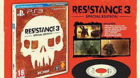 新品未開封　PS3  RESISTANCE  3点セット RESISTANCE 3 PS3 WITH METAL BOX AND SPECIAL EDITION