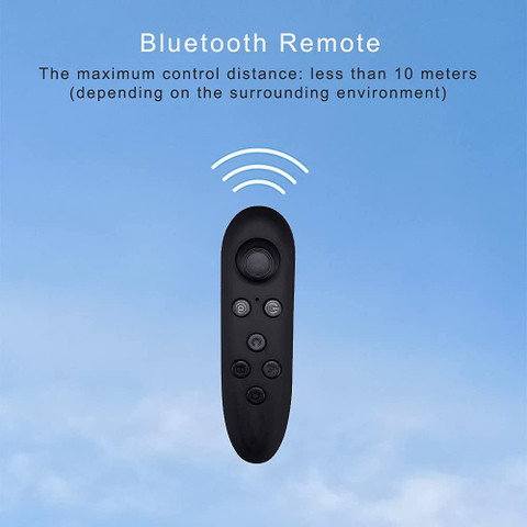 Bluetooth VR Remote Controller – Draadloos – Gamepad, Selfie, E-book Bladeren, Muis, Presentatie – Voor VR-bril, Tablet, Pc, Telefoon