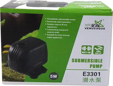 Venus Aqua E3301 Submersible Aquarium Water Pump For Mini Water
