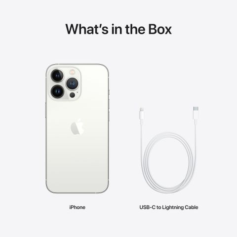 Apple iPhone 13 Pro (Silver, 128 GB)