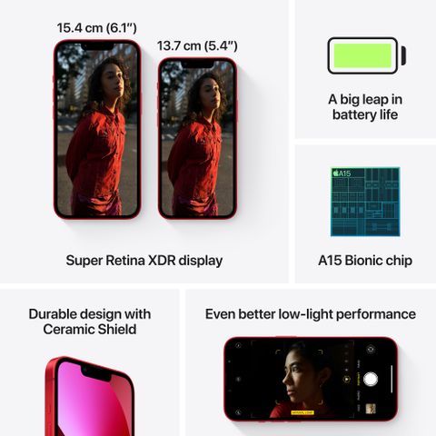 Apple iPhone 13 (PRODUCT RED, 256 GB)