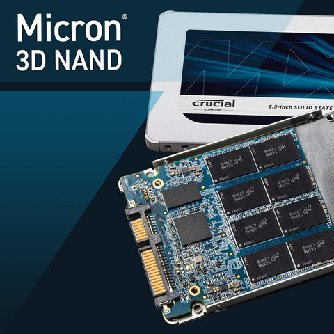 Crucial MX500 500 GB Desktop, Servers Silver SATA Internal Solid