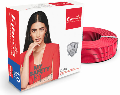 Fybros PVC 1.5 sq/mm Red 90 m Wire Price in India - Buy Fybros PVC