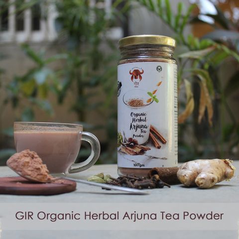 GIR Organic Herbal Arjuna Tea Herbal Tea Glass Bottle Price in India ...