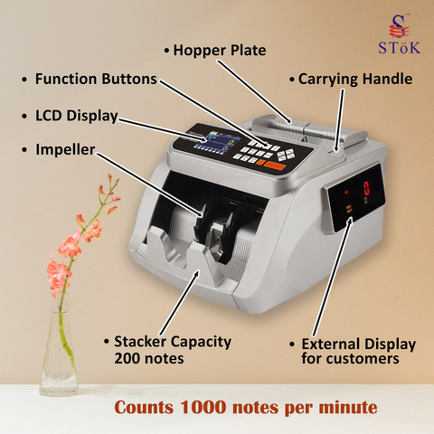 Stok Fully Automatic Mix Note Value Counting Machine (ST-VCM02) and ...