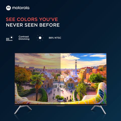 MOTOROLA ZX3 108 cm (43 inch) Ultra HD (4K) LED Smart Android TV