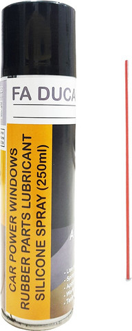 FA Duca Lub Car Power Windows Rubber Parts Lubricant Silicone Spray Car  Power Windows Rubber Parts Lubricant Silicone Spray 250ml Grease Price in  India - Buy FA Duca Lub Car Power Windows