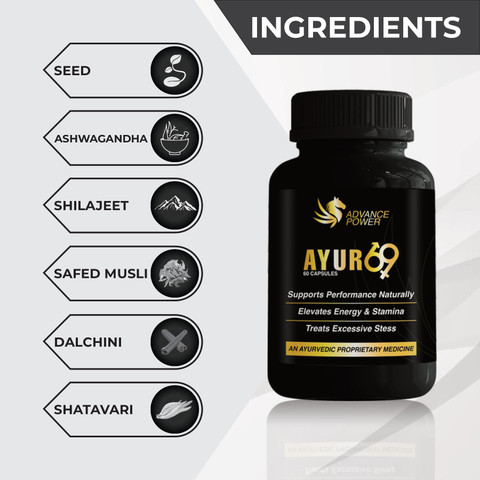 hervedic Ayur 69 Capsule for Men Health general wellness product