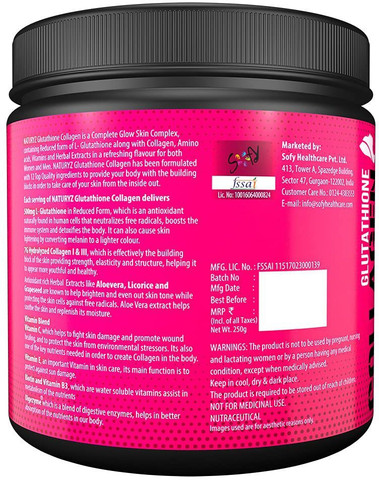 NATURYZ Glutathione Collagen Supplement for Women and Men for Beauty and  Skin Nourishment Price in India