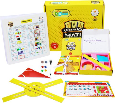 Sparkle Math Activity Sparklebox Math Learning Kit for Grade 8 | 29 Fun Activities for Hands ...