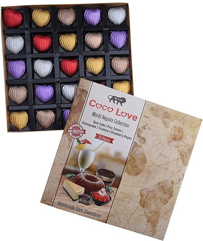 Ayur Bars Coco Love World Regalia Diwali Chocolate Gift Box - 25