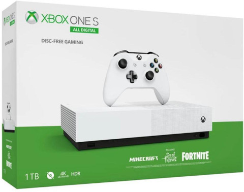 Xbox One S 1TB All-Digital Edition Console (Disc Free gaming) 1000 Xbox One S 1TB All-Digital Edition Console (Disc Free gaming) 1000
