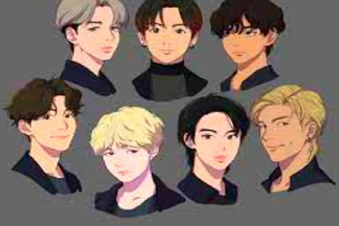bts anime images