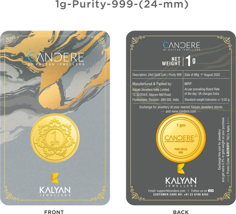 Gold Purity Flipkart Gold Coin Kalyan Jewellers Candere By Kalyan