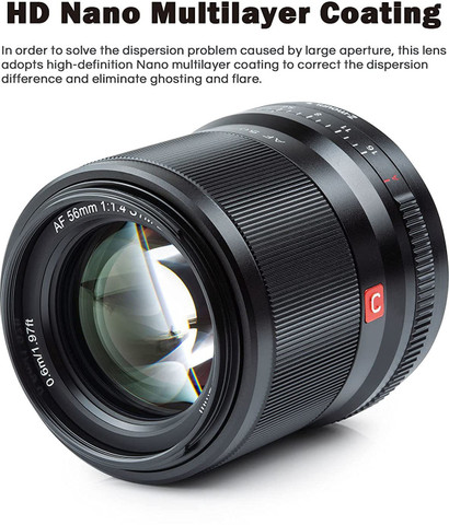 viltrox 56mm F1.4 Autofocus , Compatible with APS-C Nikon Z-Mount
