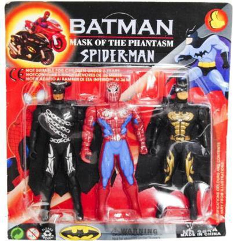 SPIDER-MAN BATMAN フィギュア 最終価格 PURNASKH Batman, Spiderman & Zorro Superheroes - Avengers Toy Set