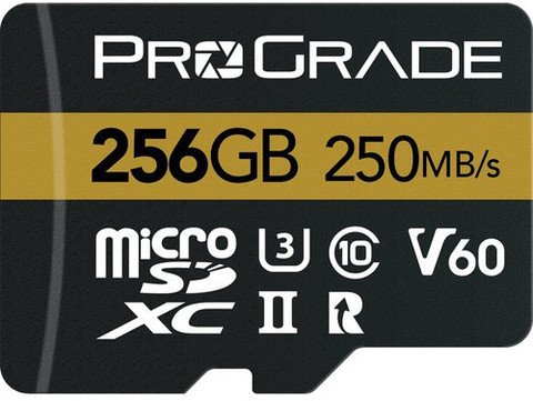 ProGrade Digital PGMSD256GBPNA UHS-II V60 Gold 256 GB MicroSDXC