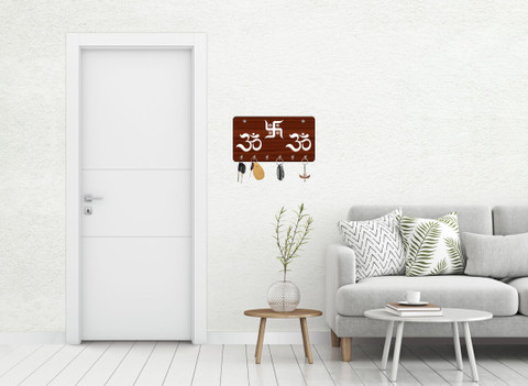 JETAL CREATION OM AND SAKHIYA Wood Key Holder Price in India - Buy