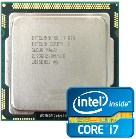 Intel i7 870 2.8 GHz Quad-Core CPU Processor 8M 95W LGA 1156 2.66