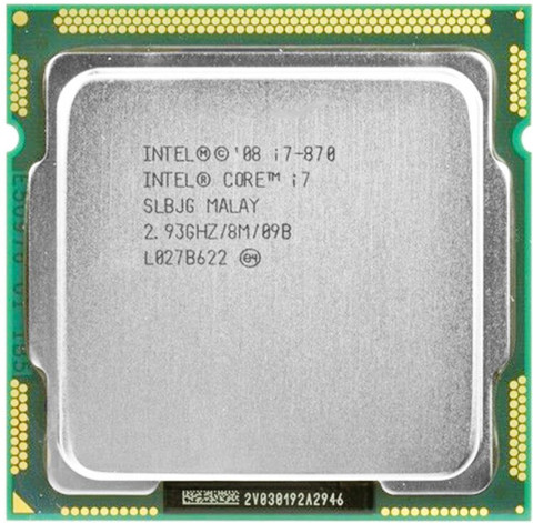 Intel i7 870 2.8 GHz Quad-Core CPU Processor 8M 95W LGA 1156 2.66