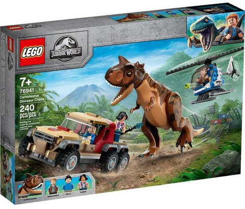ハナゴン Mr. Fobu LEGO Jurassic World 76941 Carnotaurus Dinosaur Chase