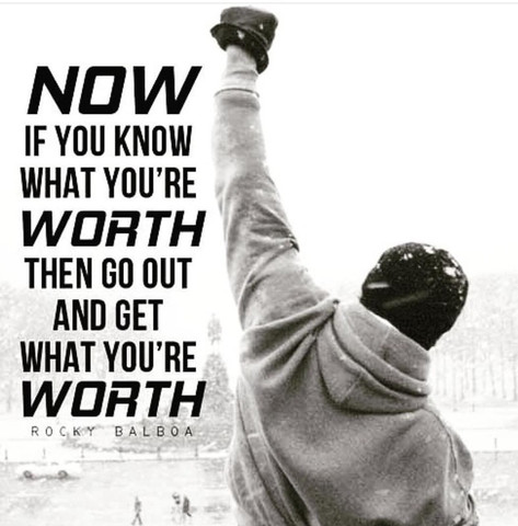 rocky quote poster