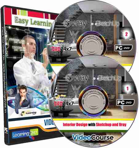 Easy Learning Interior Design with Sketchup and Vray Online Course on 2 ...