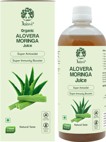 Jaisvi Aloevera Moringa Juice for anemia, arthritis and other joint pain-  750 ml Price in India - Buy Jaisvi Aloevera Moringa Juice for anemia,  arthritis and other joint pain- 750 ml online