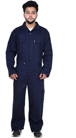 Bang Safety 220 GSM Coveralls, Navy Blue, Small Paint Coverall