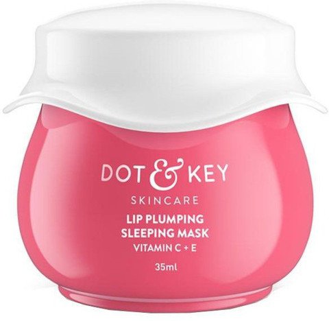dot and key sleeping lip mask with vitamin c & PLUMPING + E Cherry This overnight mask This dot and key lip