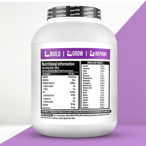 METTLE ISO Whey with Proteolytic Enzyme and L Carnitine Whey Protein Price  in India