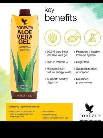 FOREVER Living Aloe Vera Gel ( 1000 ML) Price in India - Buy FOREVER Living  Aloe Vera Gel ( 1000 ML) online at Flipkart.com